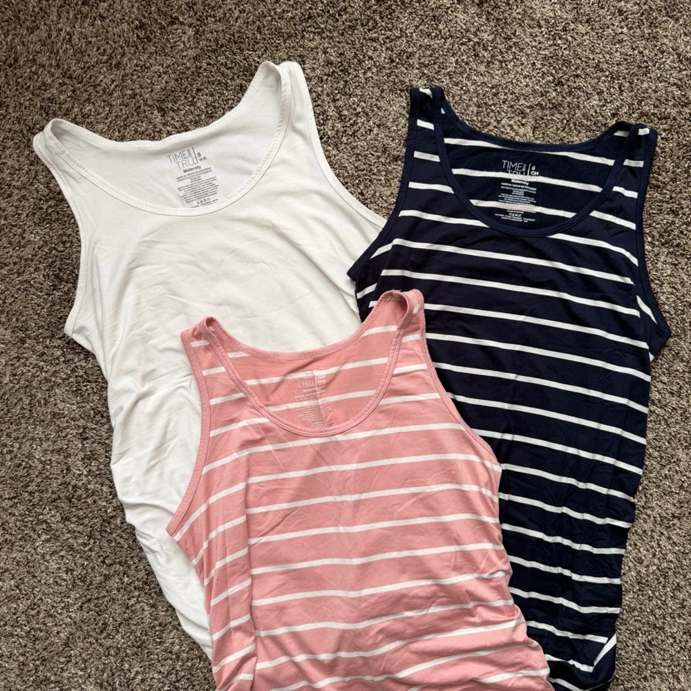 Maternity Tank Top Set - Picture 1 of 6